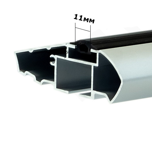 Комплект резинок LUX вставных верхних к аэро-дугам в Т-профиль (подходит для всех производителей багажников) #1