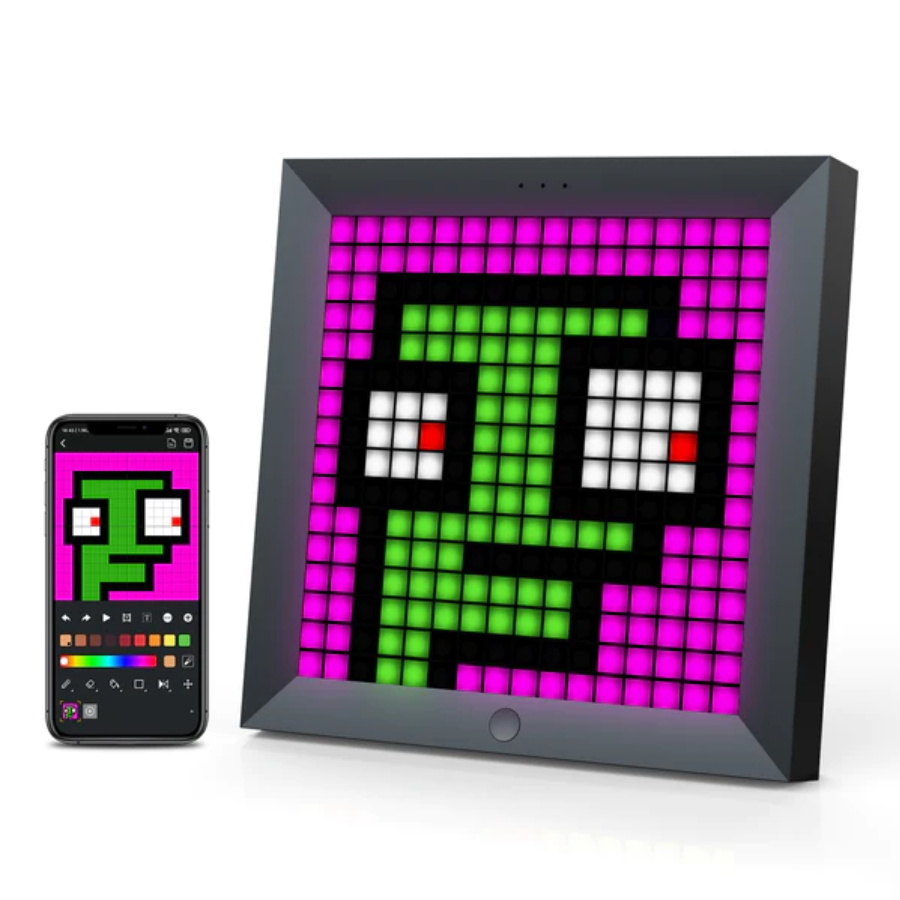 Цифровая пиксельная фоторамка Divoom Pixoo Diy Pixel Art Frame с приложением для рисования 16x16 пикселей #1