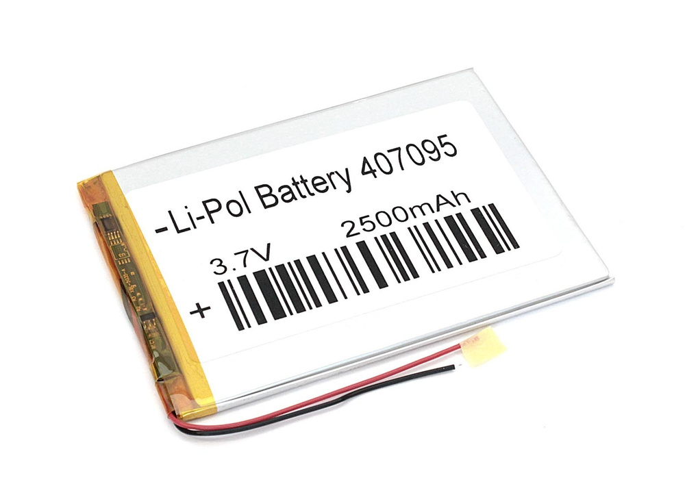 Аккумулятор Li-Pol (батарея) 4*70*95мм 2pin 3.7V/2500mAh #1