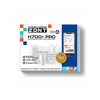 Универсальный контроллер терморегулятор ZONT H700+ PRO, GSM / Wi-Fi  #1