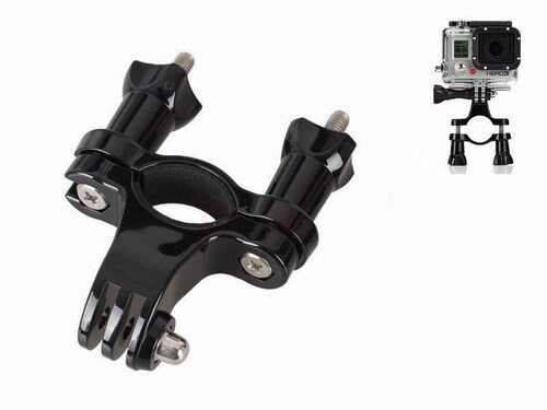 Крепление на руль малое (без колен и болтов) для экшн камер GoPro, DJI Osmo Action (19-35 мм)  #1