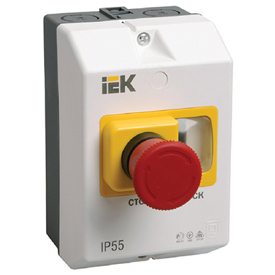 Защитная оболочка с кнопкой "Стоп" IP55 ИЭК #1