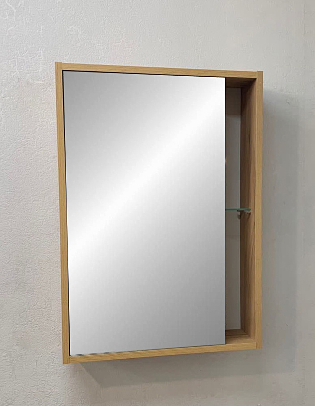 Зеркало-шкаф Клэо, 50х70х12, Дуб Вотан #1
