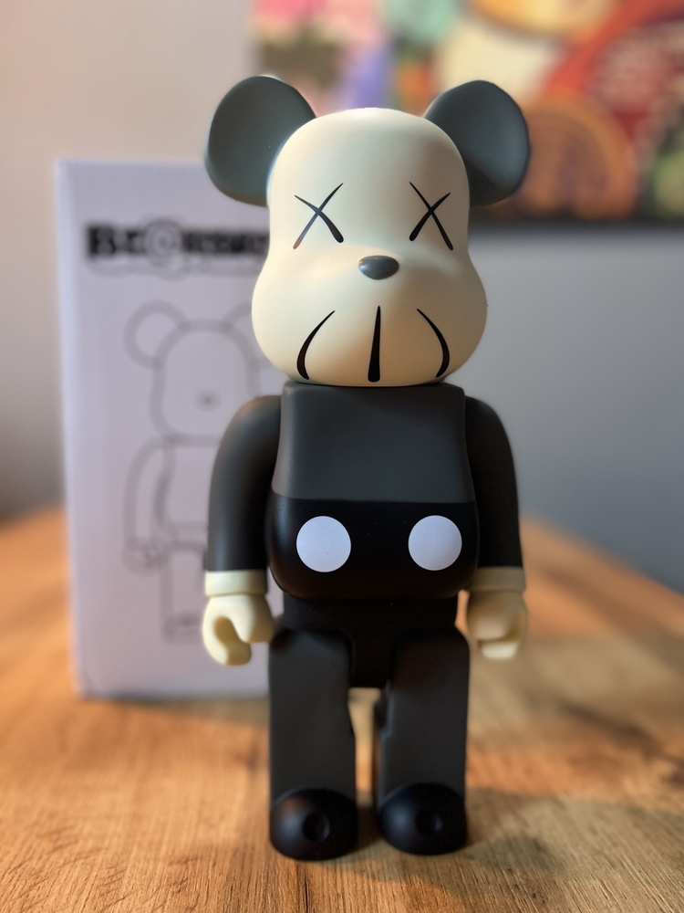 Подарок для Интерьера интерактивная Игрушка BearBrick Kaws 28см  #1