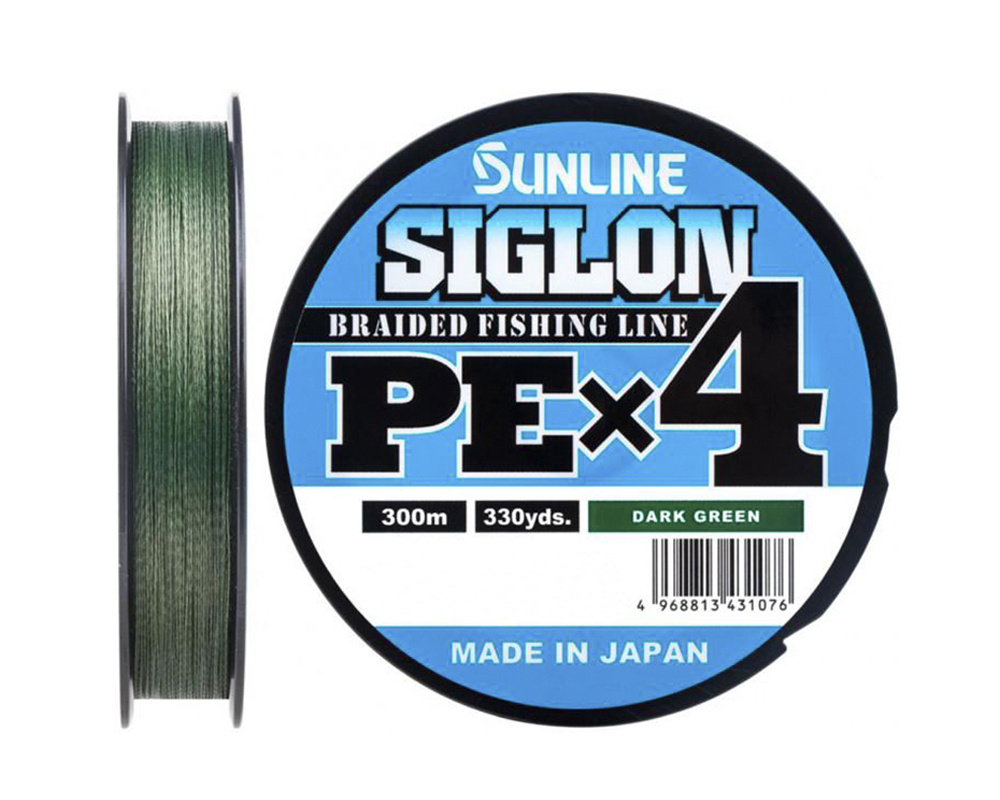 Шнур Sunline SIGLON PEx4 Dark Green 150m #1.0/16LB #1