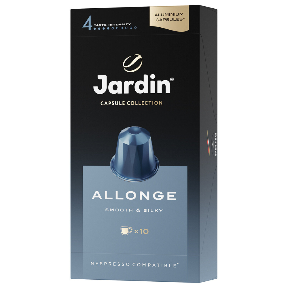 Кофе в капсулах JARDIN "Allonge" для кофемашин Nespresso, 10 порций, 1356-10, 1ед. в комплекте  #1