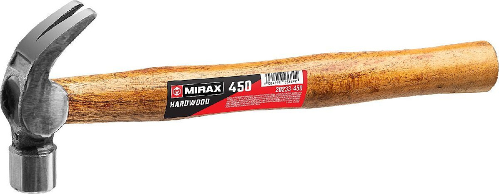 Кованый молоток-гвоздодёр MIRAX 450 г (20233-450) #1