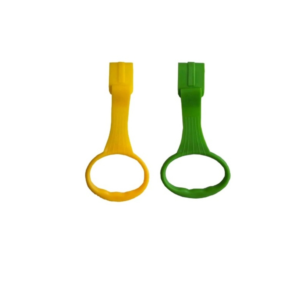 Пластиковые кольца Floopsi для манежа, 2 шт. Ручки для барьера, детской кроватки. Подвесное кольцо, держатели #1