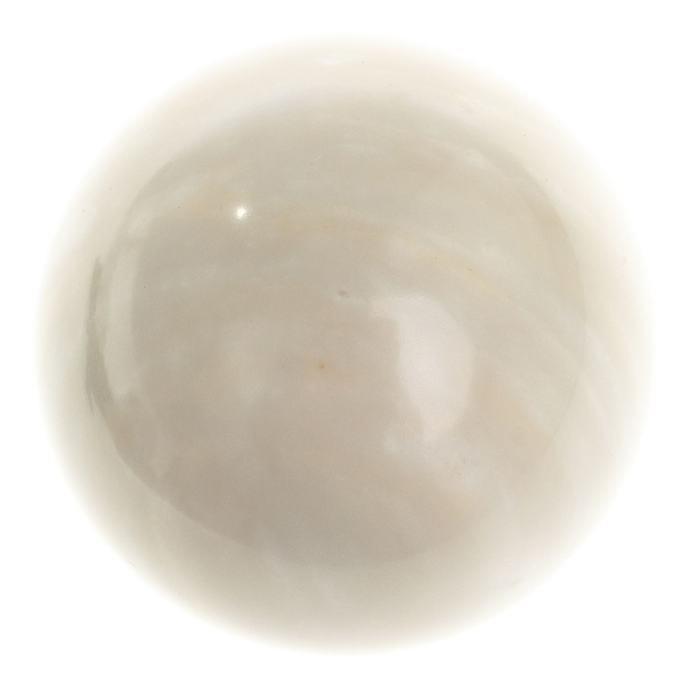 Шар из газганского мрамора 6 см / шар декоративный / шар для медитаций / каменный шарик / сувенир из #1