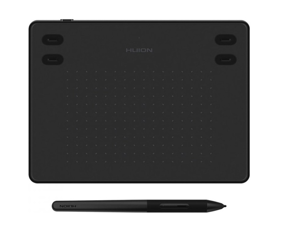 Huion Графический планшет RTE-100, формат A6, черный #1