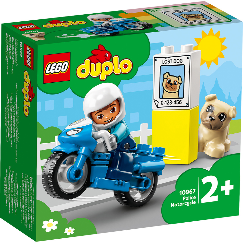 Конструктор Lego Duplo 10967 Полицейский мотоцикл #1