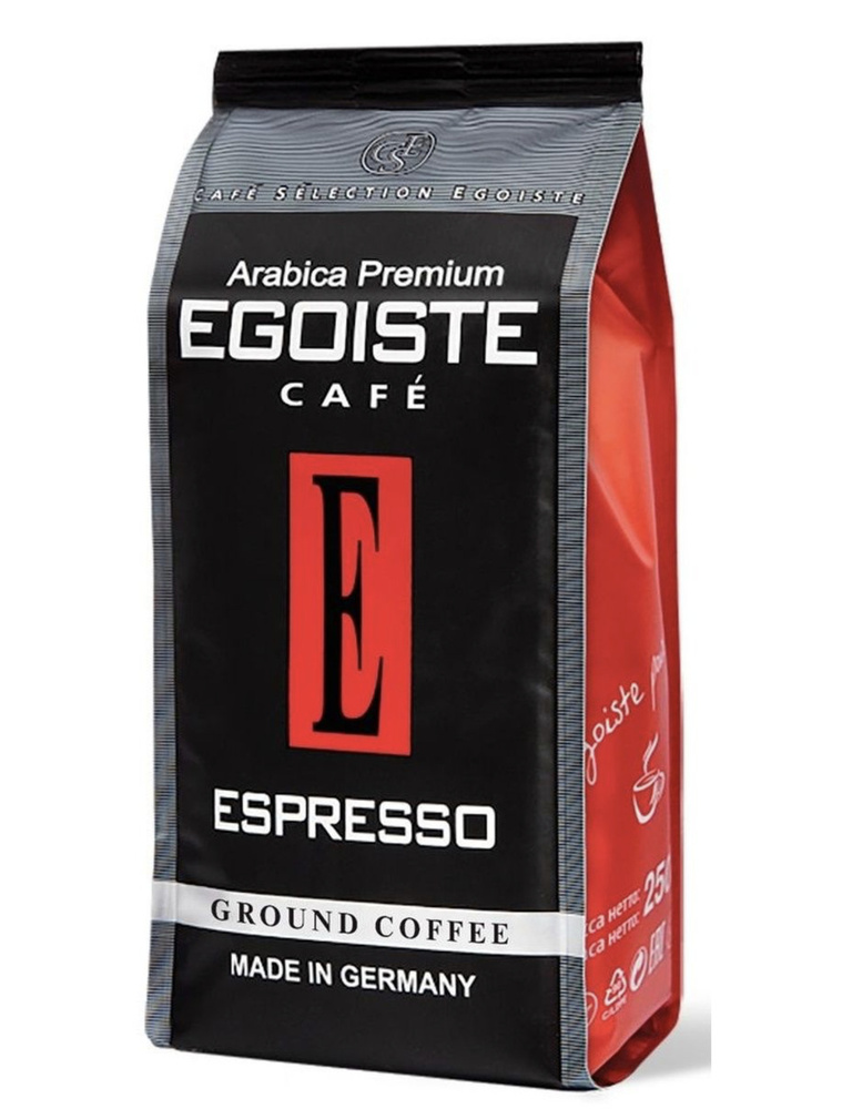 Кофе молотый Egoiste Espresso, 250 г #1