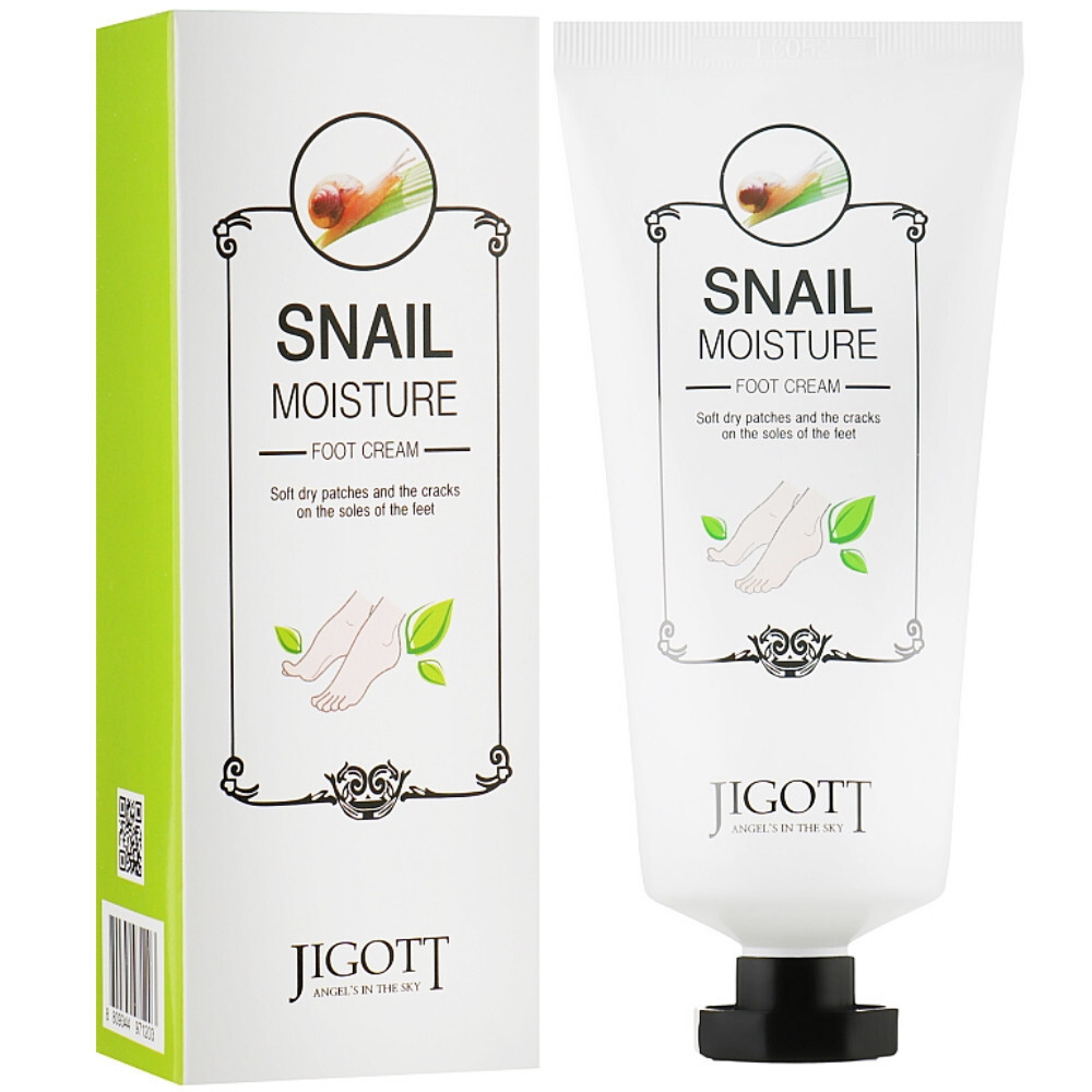 JIGOTT Snail Moisture Foot Cream Увлажняющий крем для ног с улиточным муцином, 100 мл.  #1