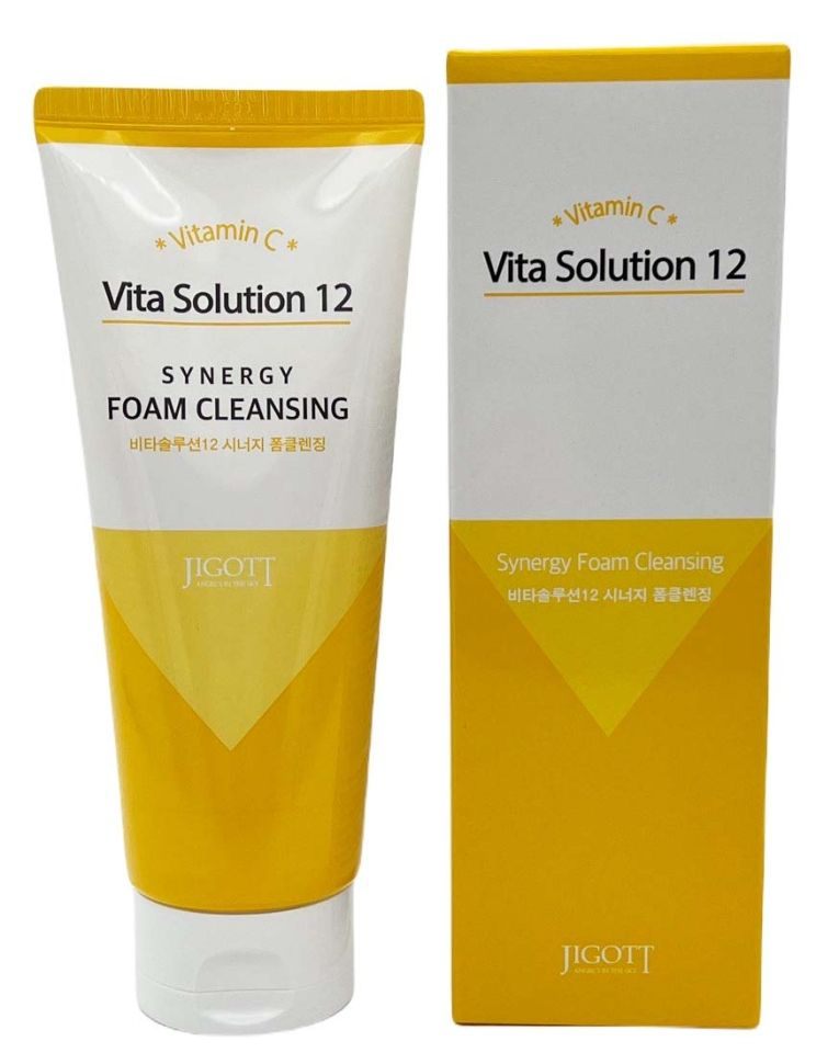 JIGOTT Vita Solution 12 Synergy Foam Cleansing Пенка для умывания, 180 мл. #1