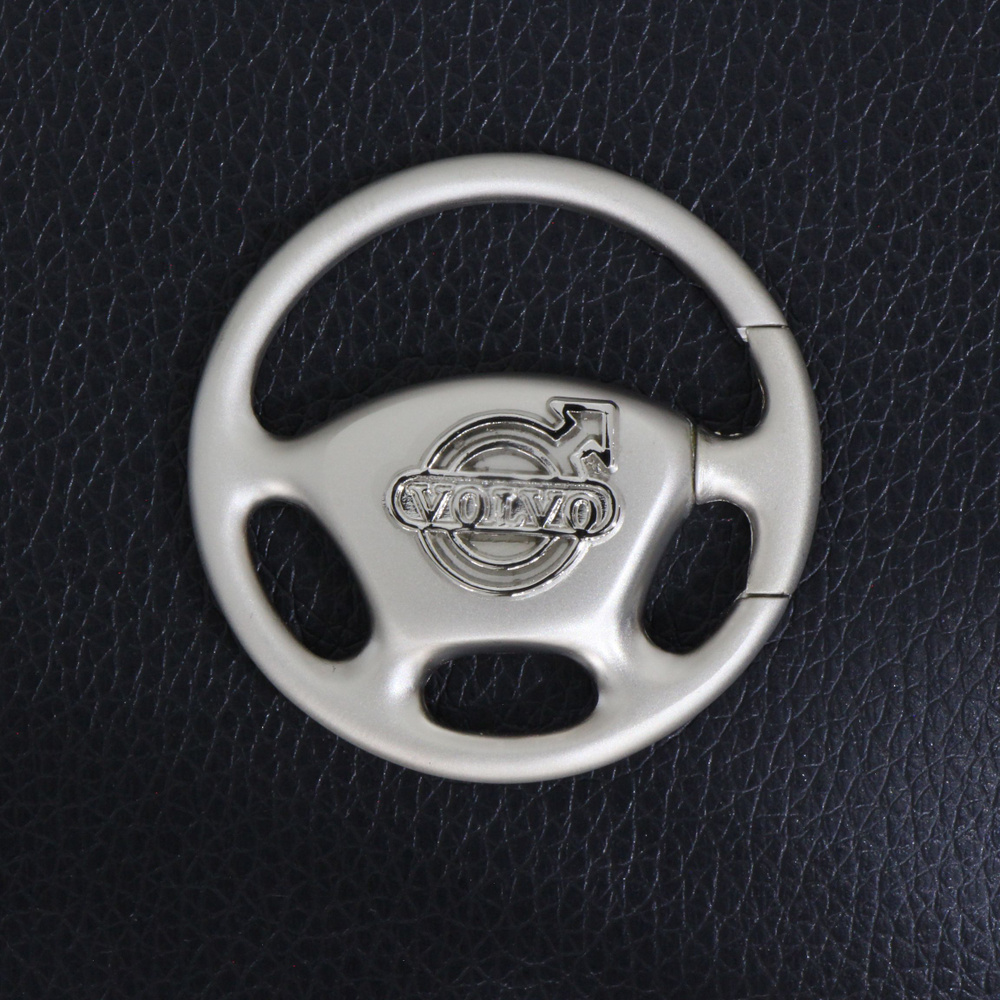 Брелок для ключей автомобильный с эмблемой авто Volvo / Вольво / брелоки 7002 серии металл  #1