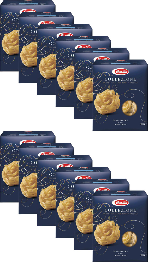 Макаронные изделия Barilla Tagliatelle, комплект: 12 упаковок по 500 г  #1