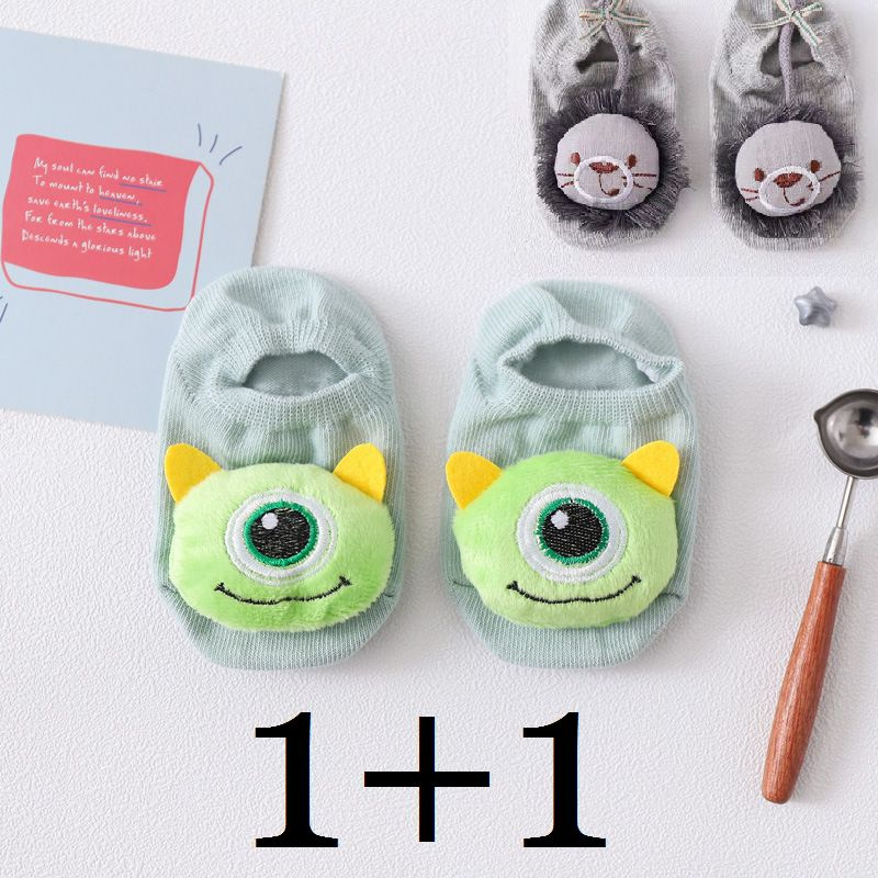 Носки FUTE для новорожденных, носки детские с игрушкой, 3 пары  #1