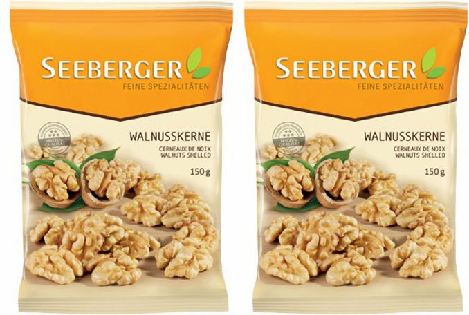Орехи грецкие Seeberger очищенные, комплект: 2 упаковки по 150 г  #1