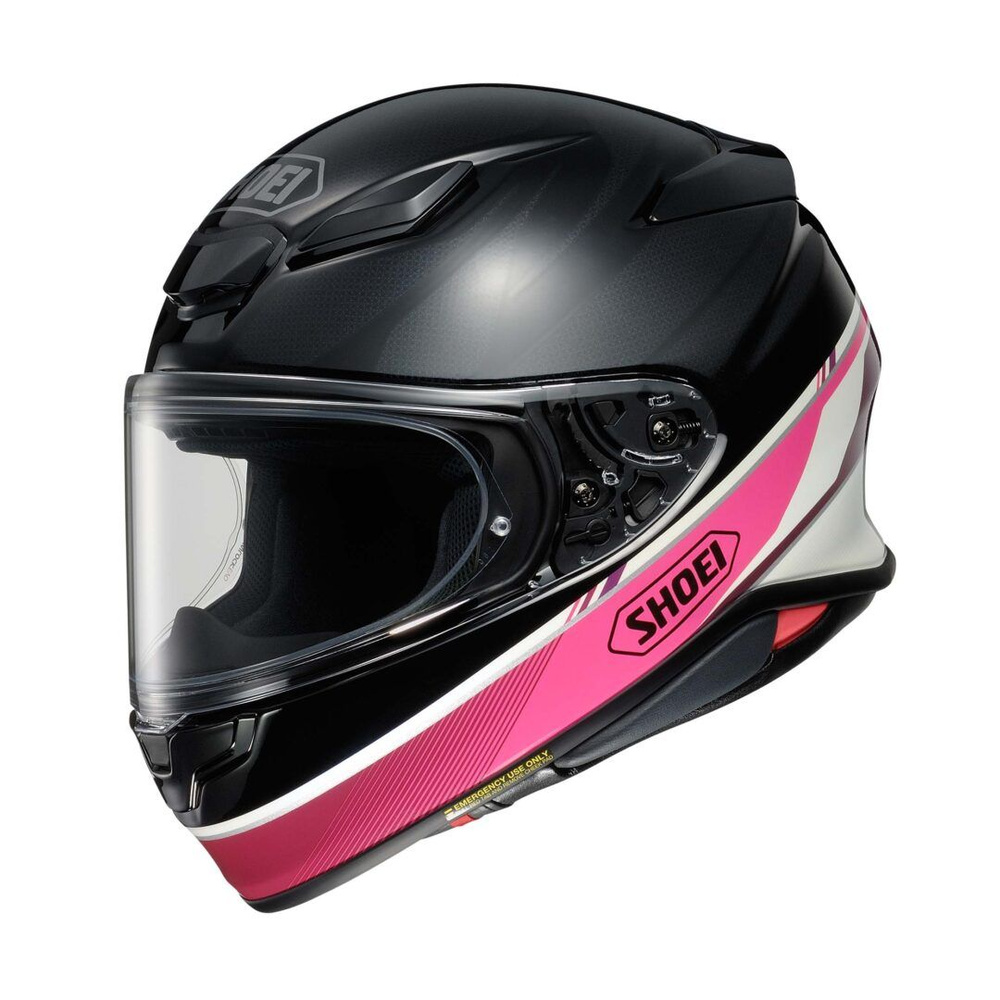 Мотошлем интеграл SHOEI NXR 2 NOCTURNE TC-7 Black/White/Pink, XXS #1