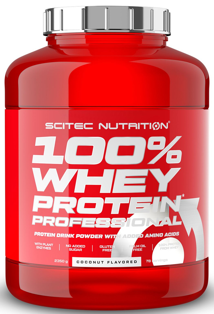 Протеин сывороточный Scitec Nutrition 100% Whey Protein Professional 2350 г кокос  #1