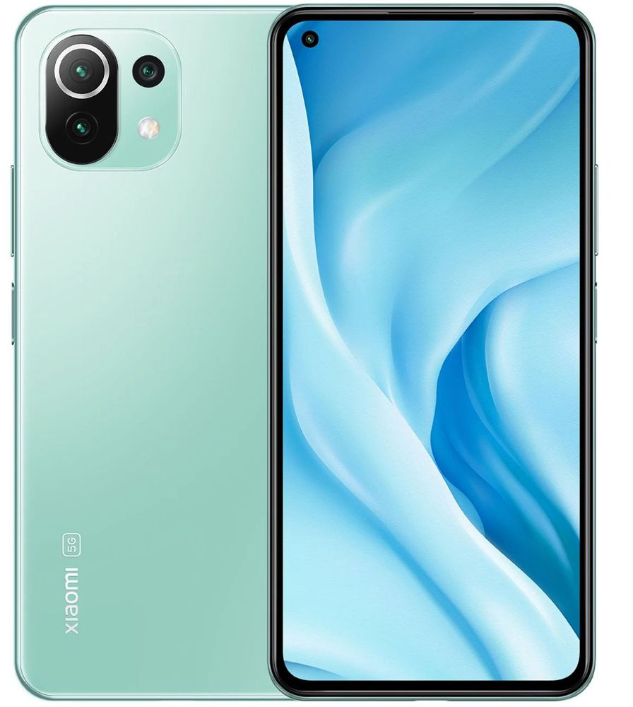 Xiaomi Смартфон 11 Lite 5G 8/128 ГБ, зеленый. . Уцененный товар #1