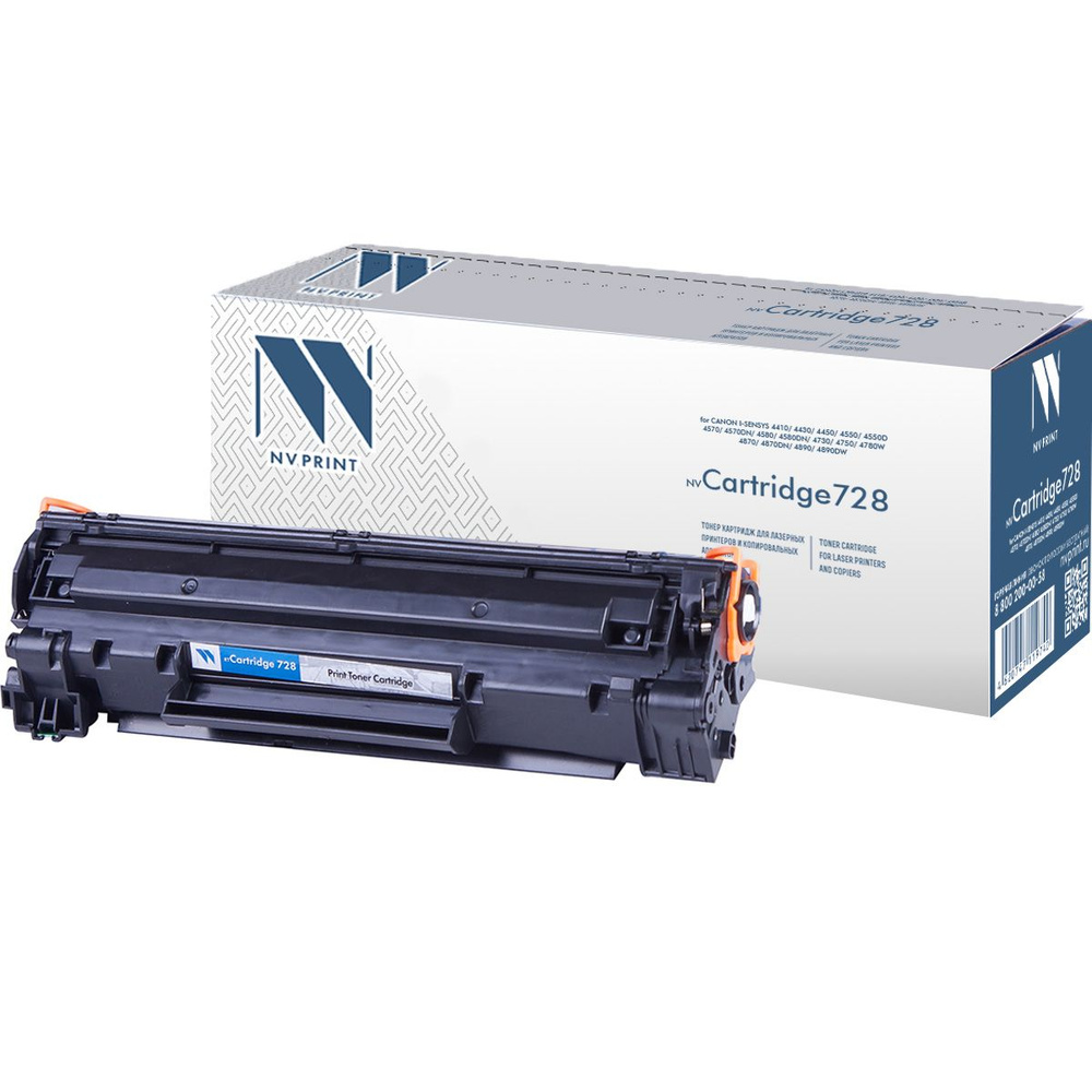 Картридж NV Print 728 для лазерного принтера Canon i-Sensys 4410 / 4430 / 4450 / 4550 / 4550d / 4570 #1