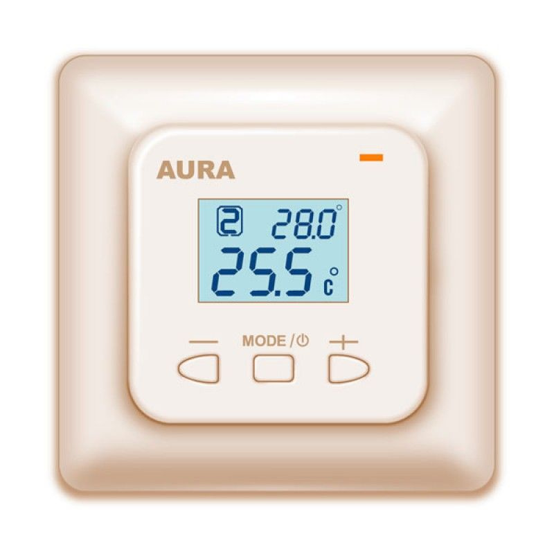 Терморегулятор для теплого пола Aura LTC 440 кремовый #1