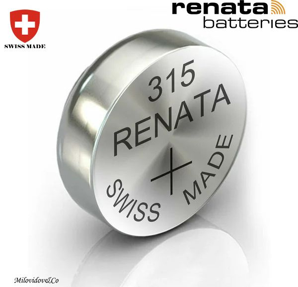Renata Батарейка 315 (SR716), Оксид-серебряный тип, 1,55 В, 1 шт #1