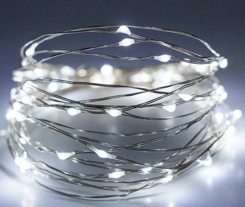 Гирлянда Роса Конский хвост 19 нитей по 200 см, 380 LED белых холодных, провод серебро, 12V , IP44/Новогодняя #1