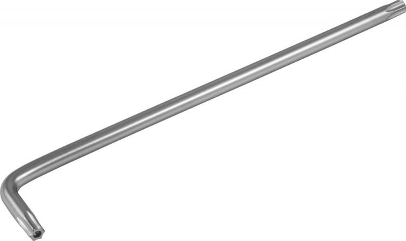 Ключ торцевой Torx 25* изогнутый удлиненный с центрированным штифтом (Thorvik)
