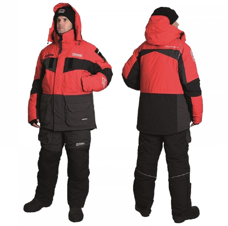 Зимний костюм Alaskan New Polar 2.0 красный/черный/серый XXL 54-56 #1