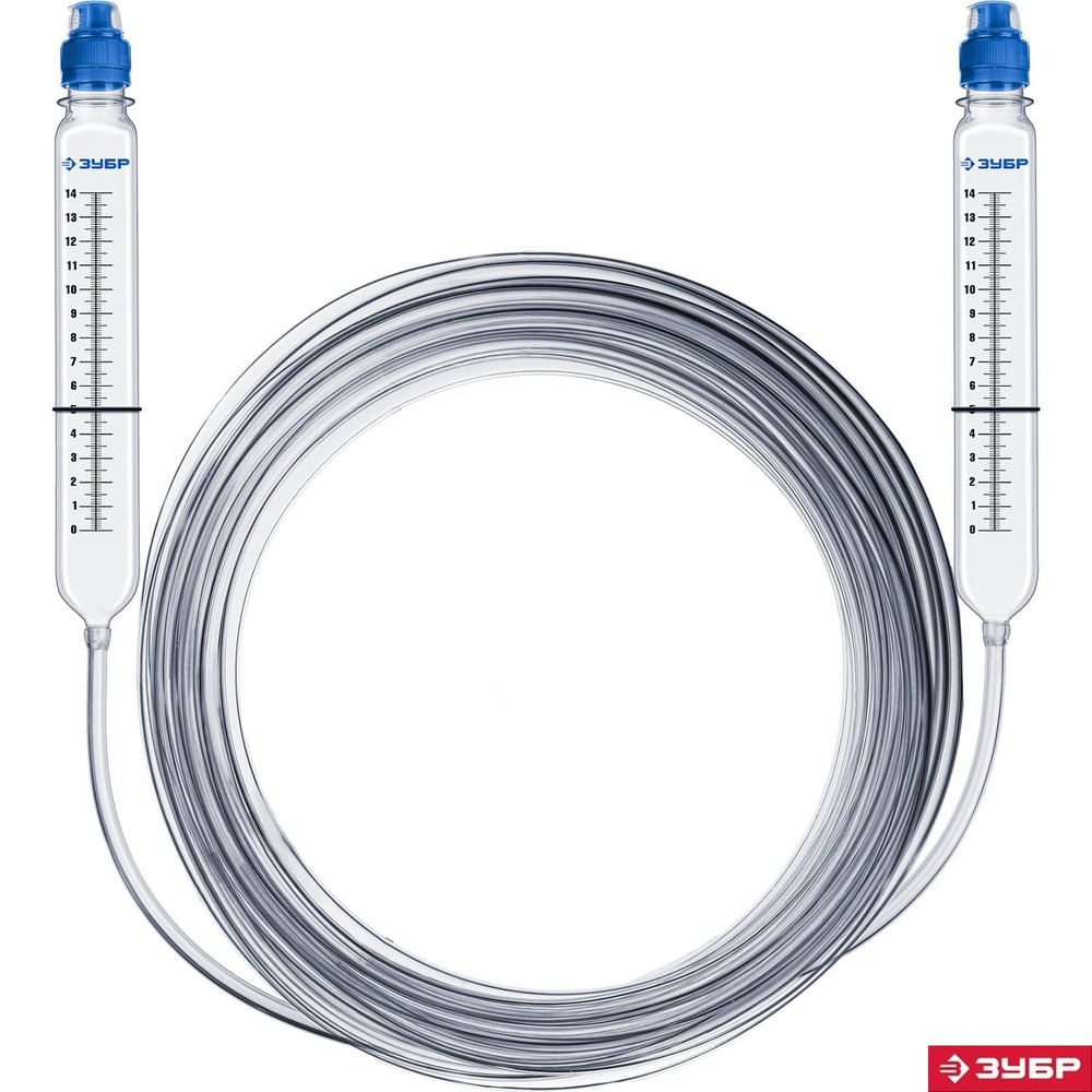 Гидроуровень строительный ЗУБР 5 м х 8 мм, 3482-08-05 Профессионал  #1