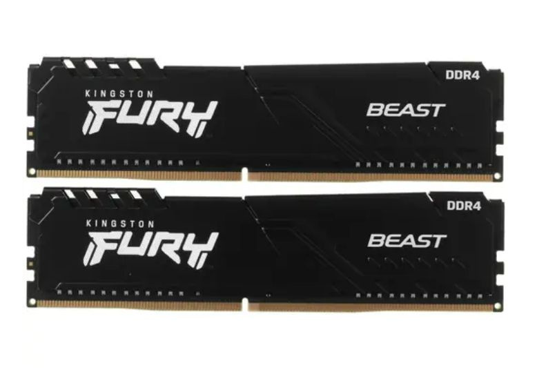 Kingston Fury Оперативная память Beast Black DDR4 2666 МГц 2x4 ГБ (KF426C16BBK2/8)  #1