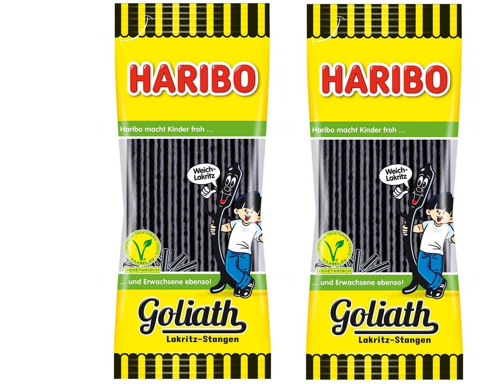 Мармелад Haribo Goliath Lakritz-Stangen / Харибо Лакрица 125 (Германия) #1