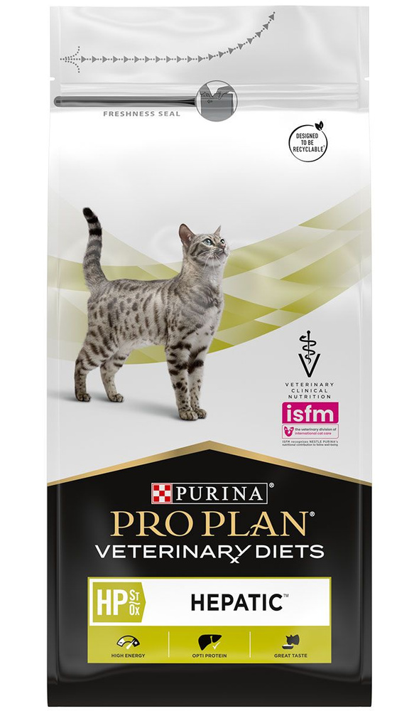 PRO PLAN VETERINARY DIETS HP ST/OX HEPATIC для взрослых кошек при хронической печеночной недостаточности #1