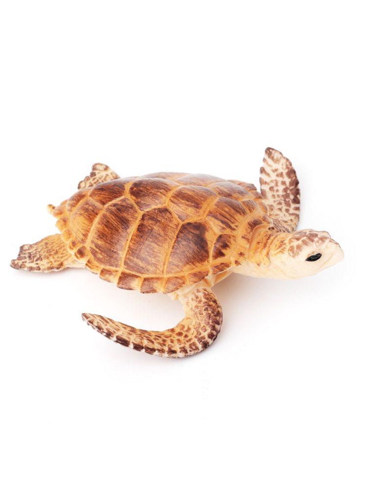 Фигурка животного Derri Animals Головастая Морская Черепаха для детей игрушка коллекционная декоративная, #1