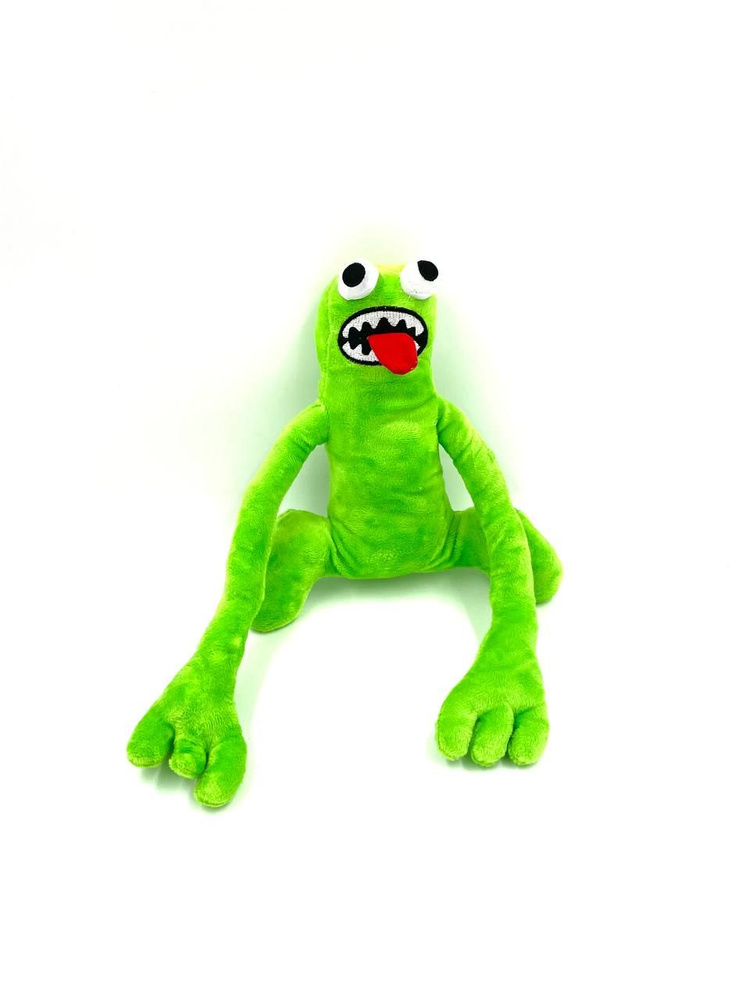 Плюшевая мягкая игрушка радужные друзья Роблокс Грин Green 40 см / Rainbow Friends / Roblox зеленого #1