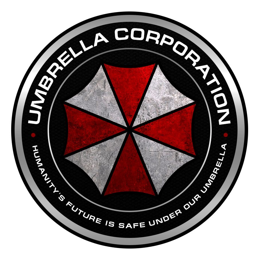 Наклейка Umbrella Corporation / Корпорация Амбрелла #1