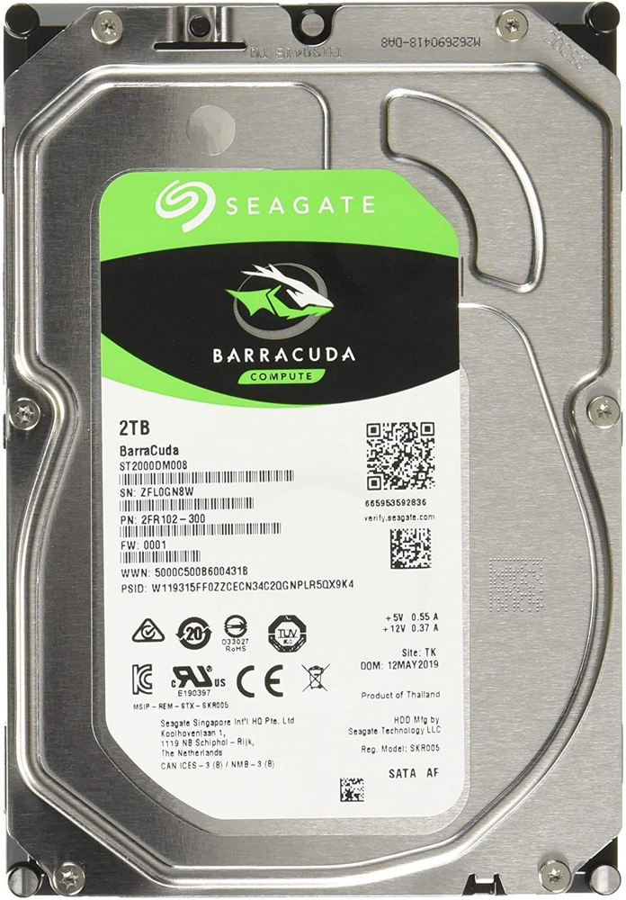 Seagate 2 ТБ Внутренний жесткий диск ST2000DM008 (ST2000DM008)  #1