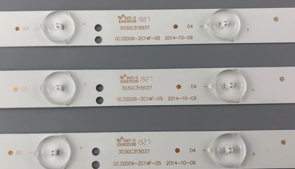 LED-подсветка GC32D09-ZC14-05 (303GC315037) (комплект 3 планки) для DEXP H32D7100C, F32C7000B  #1