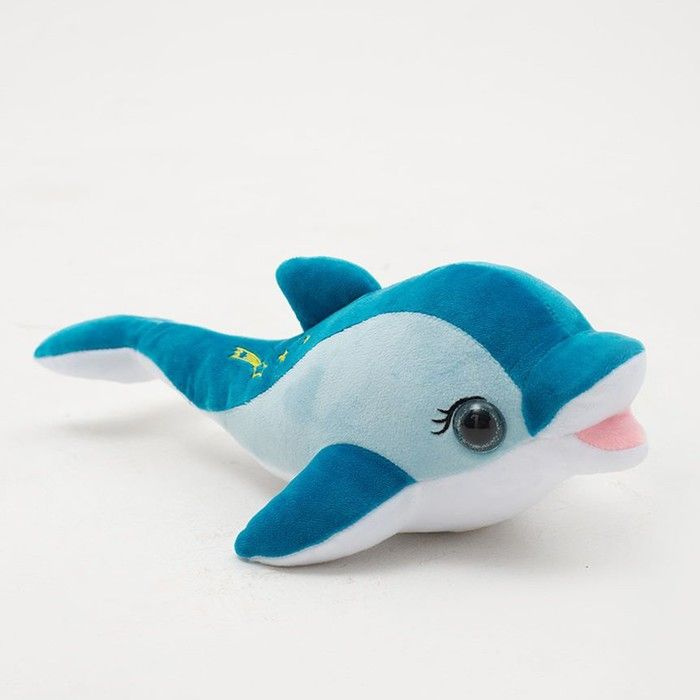 Мягкая игрушка Дельфин , цвет синий, 36 см #1