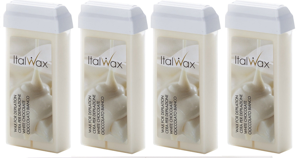 Воск в картридже Белый шоколад ITALWAX NATURA White chocolate, 100 мл (комплект из 4 штук)  #1