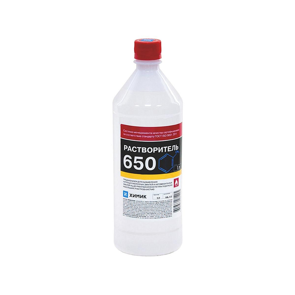 ХИМИК 650 Разбавитель растворитель для разбавления эмалей, бутыль 1 л.  #1