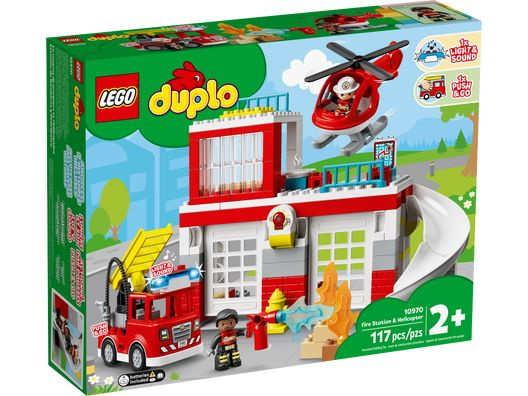 Конструктор LEGO Duplo 10970 Пожарная часть с вертолетом #1