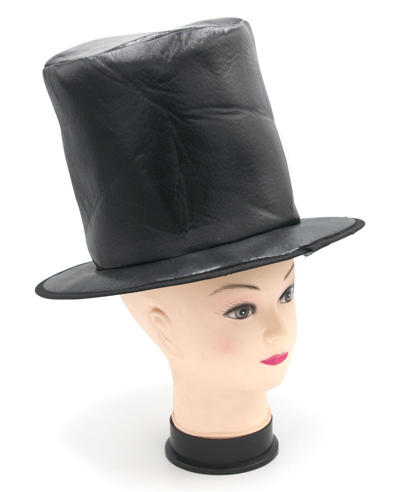 Шляпа карнавальная  Цилиндр черный р. 60 #1