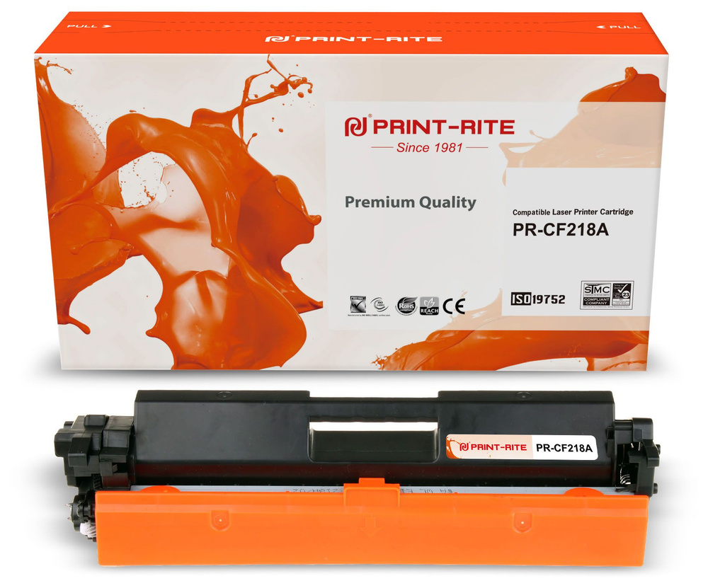 Print-Rite PR-CF218A картридж лазерный (HP 18A - CF218A) черный 1400 стр #1