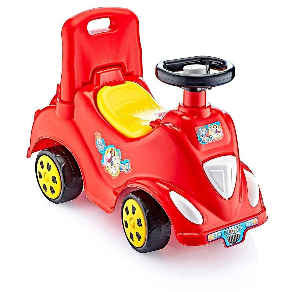 Машина-каталка Cool Riders, с клаксоном, красная #1