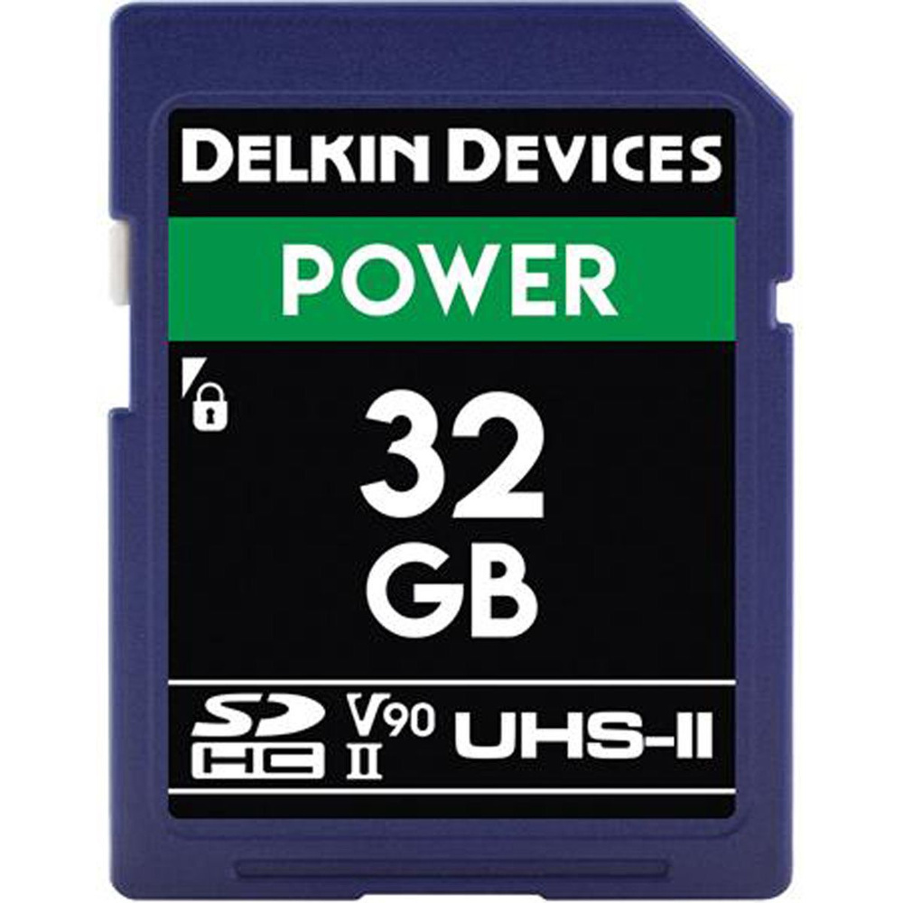 Карта памяти Delkin Devices Power SDHC 32GB 2000X UHS-II V90 #1