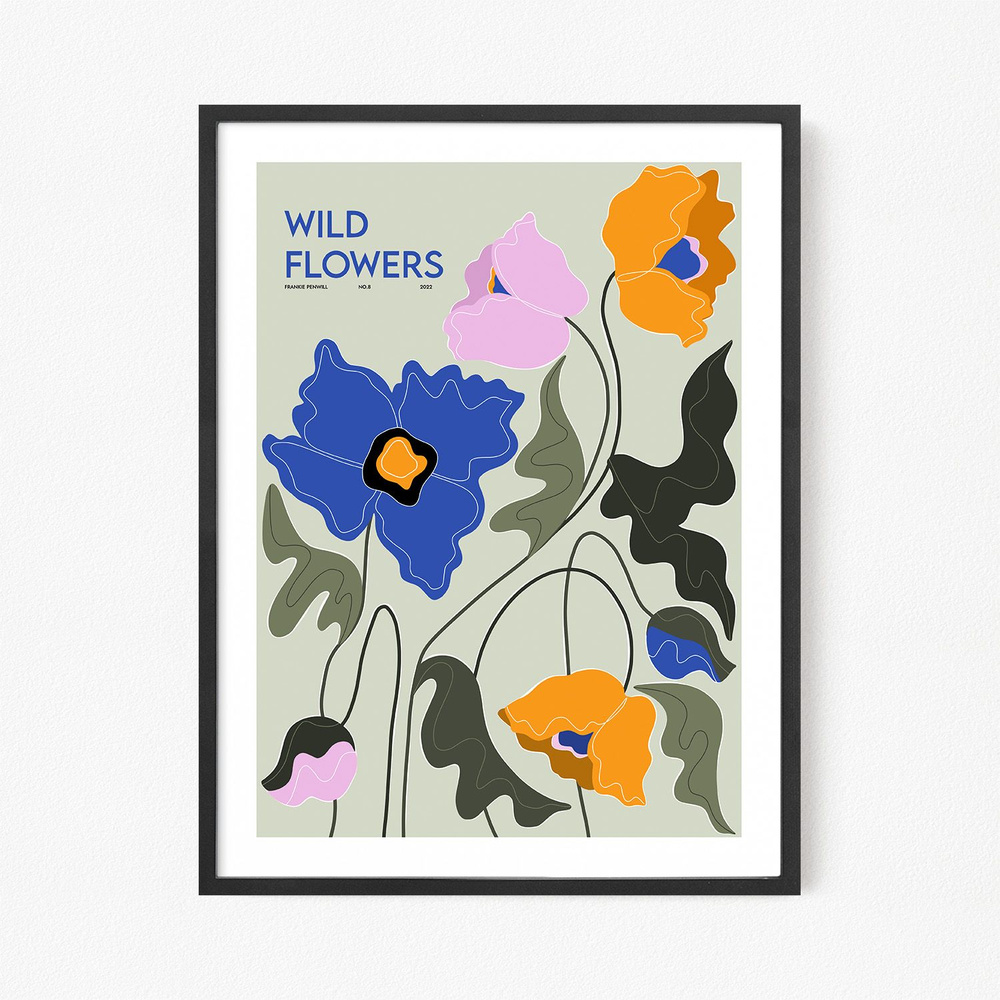 Постер для интерьера "Wild Flowers", 30х40 см #1