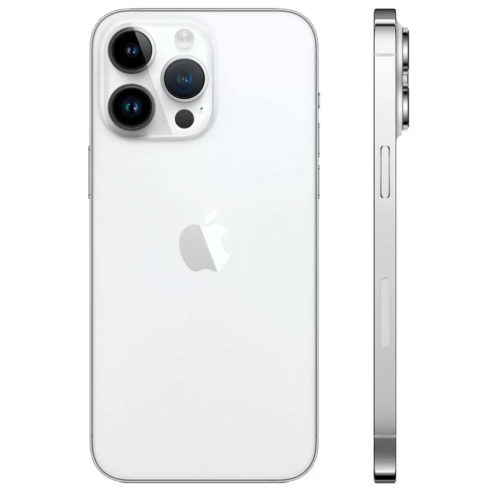 Муляж iPhone 14 Pro / Silver / Серебряный / Макет телефона Apple iPhone 14  Pro для розыгрыша и пранка / Образец для витрины Айфон 14 Про / Выставочный  ...